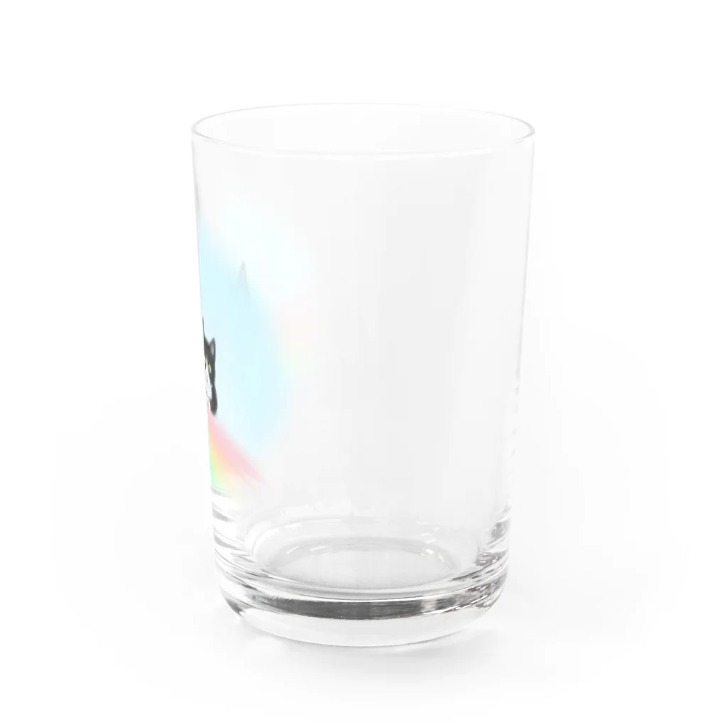 Ａｔｅｌｉｅｒ　Ｈｅｕｒｅｕｘの虹の橋のmonoクロちゃん達 Water Glass :right