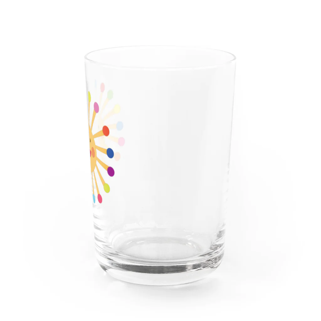 nikomomoのたいようさんコップ Water Glass :right