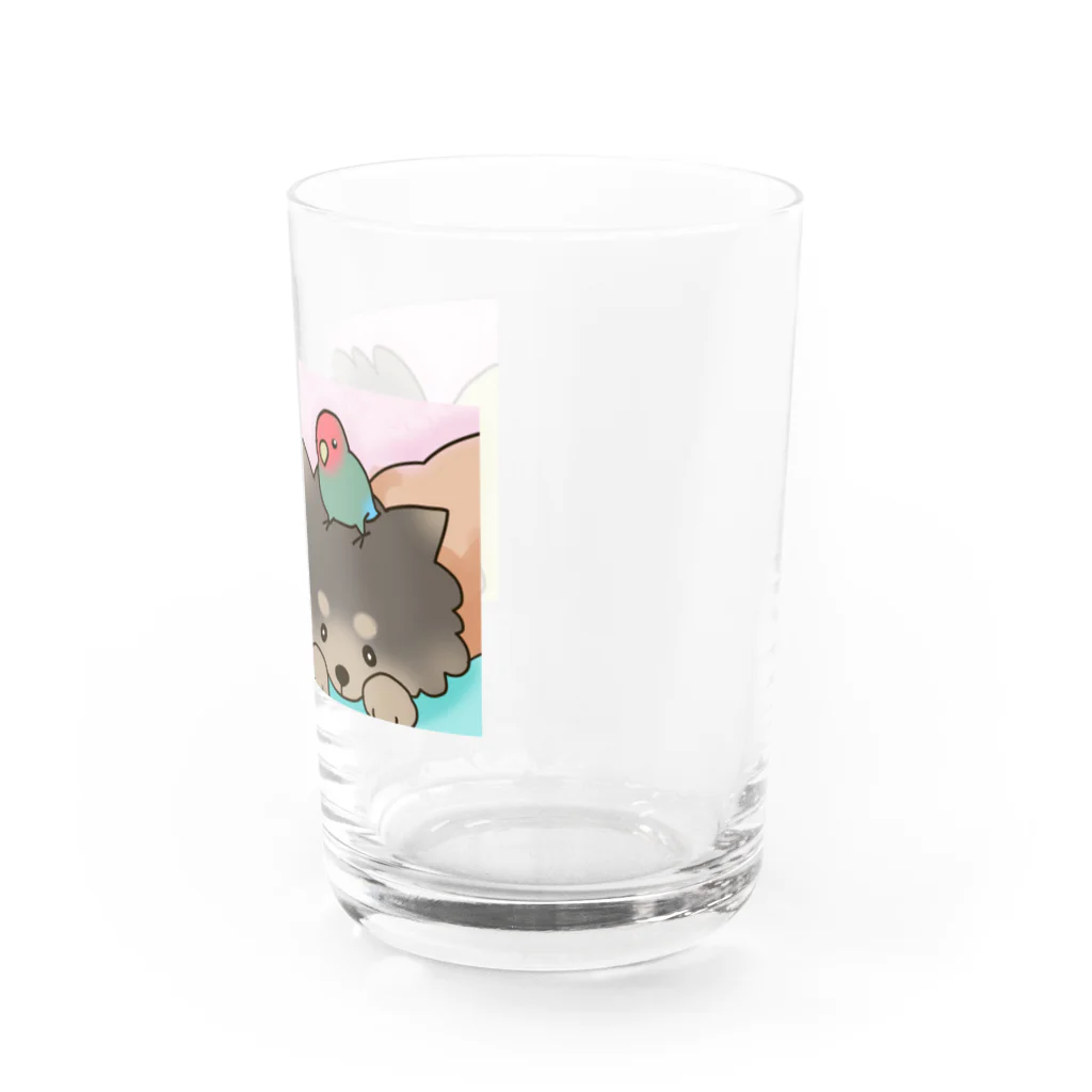 佐藤家アニマルグッズショップの佐藤家アニマル集合グラス Water Glass :right