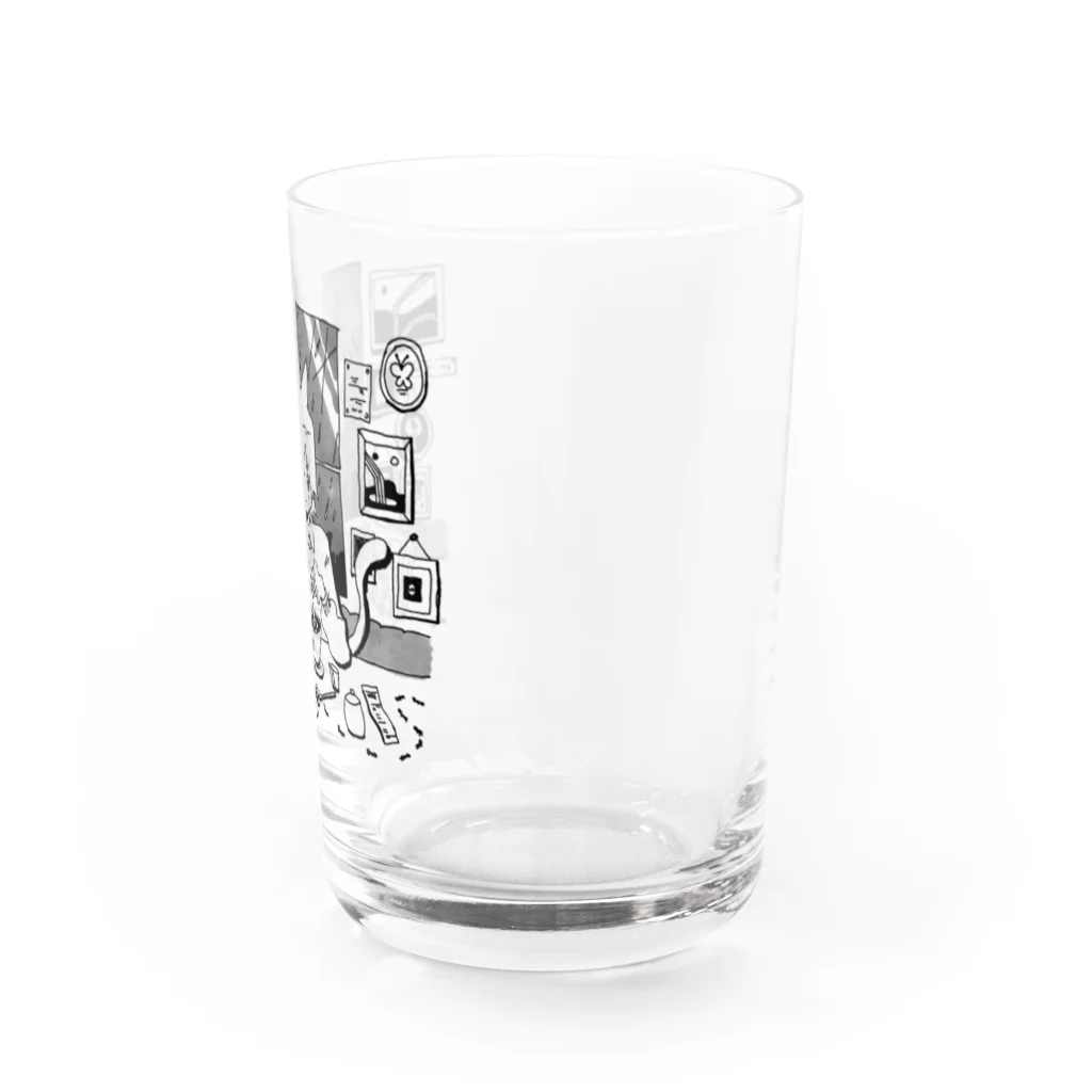 でするなのあめふり喫茶店 Water Glass :right