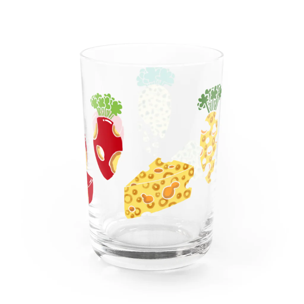 カレハのみせの満たされたチーズと虚ろなにんじん Water Glass :right