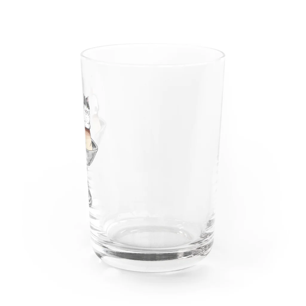 不純喫茶ニッキの自家製プリン Water Glass :right