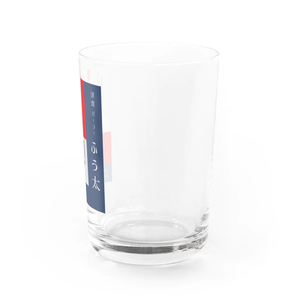 不純喫茶ニッキの【マッチ箱デザイン】洋食パーラーふう太 Water Glass :right