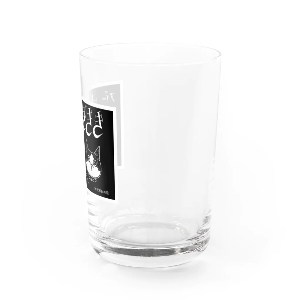 不純喫茶ニッキの【マッチ箱デザイン】バーむぎきき Water Glass :right