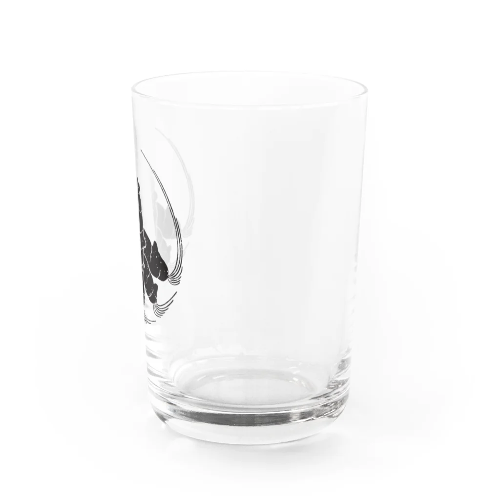 KAZUICHIのUCON LOGO BLACK Water Glass :right