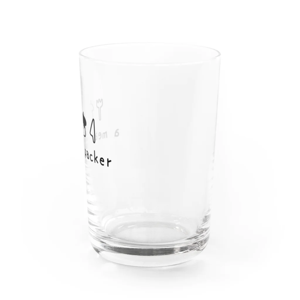 ゆるもたやのa meat packer！ Water Glass :right