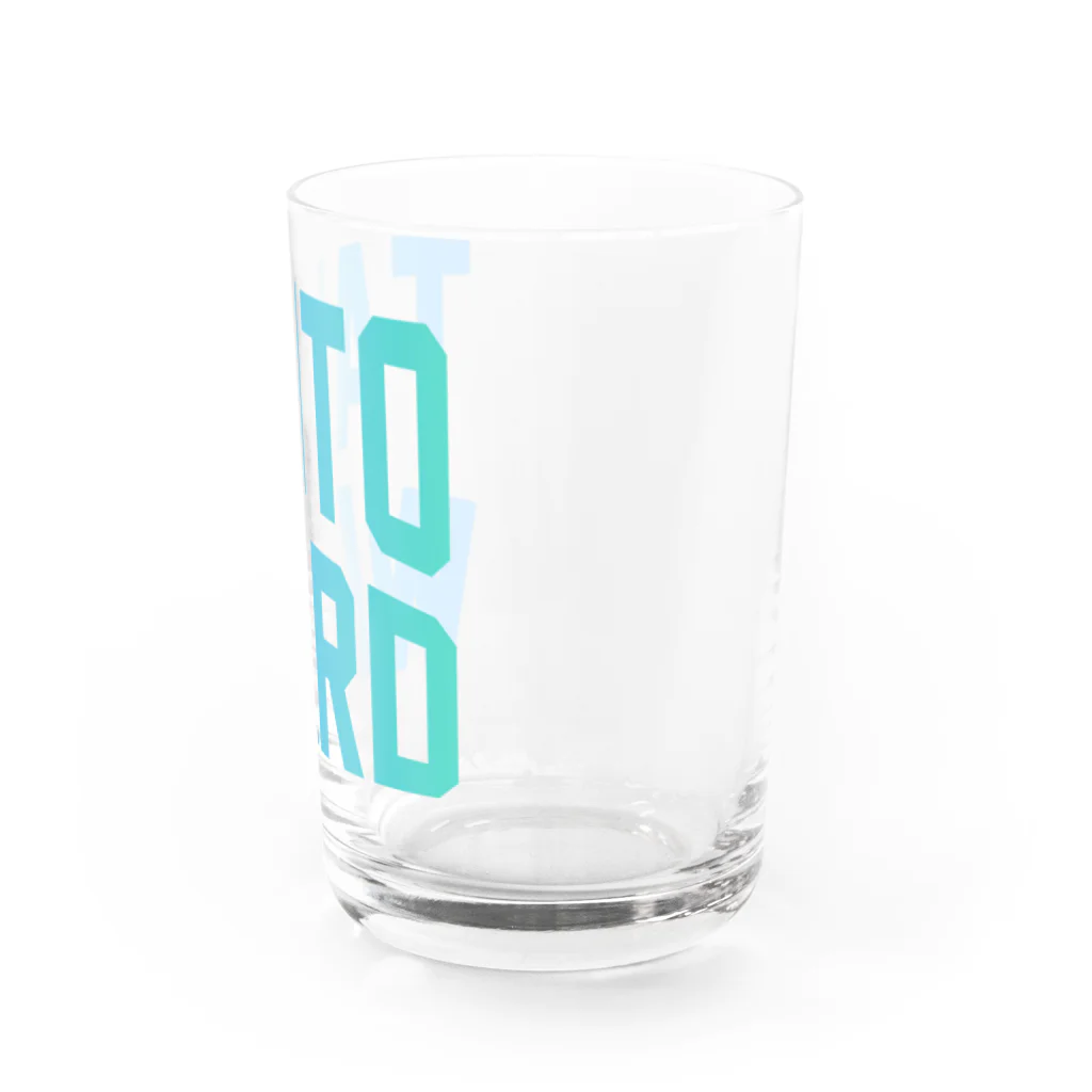 JIMOTOE Wear Local Japanの台東区 TAITO WARD Water Glass :right