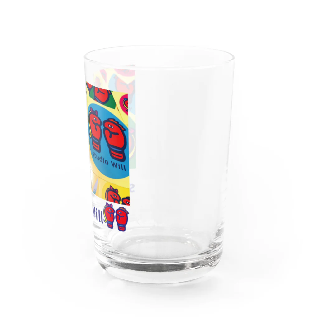 総合格闘技・フィットネス studio Willのstudio Will×INGRID オリジナルグラス_C Water Glass :right