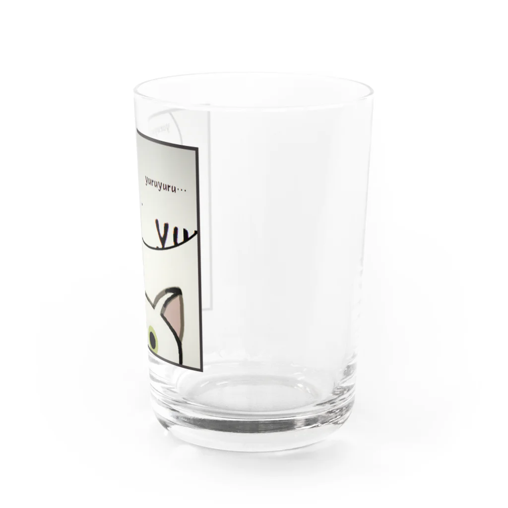 SU-KUの「そーっと・・・」(ゆる猫オッド)Ⅱ Water Glass :right