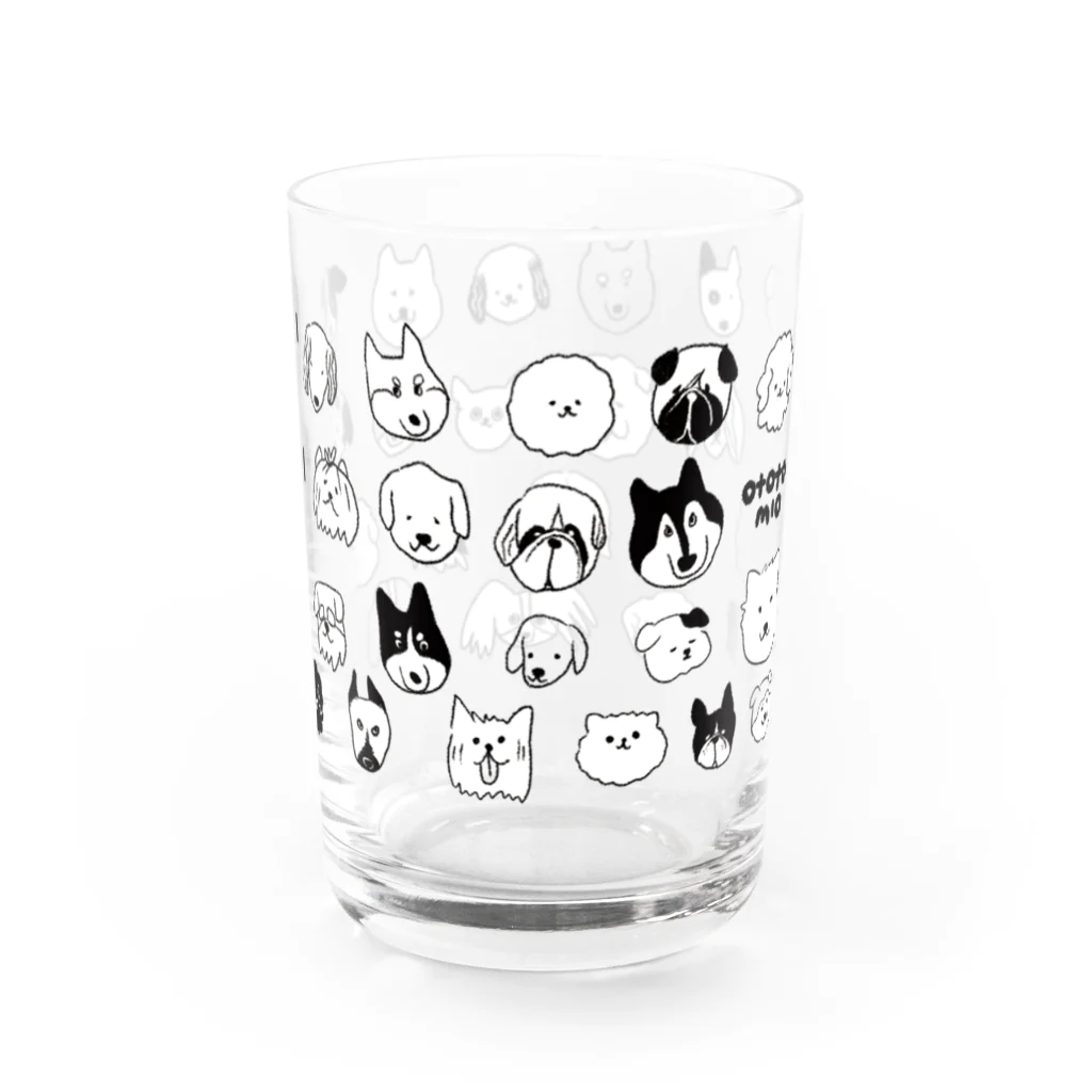 Pokopoko houseのいぬたち Water Glass :right