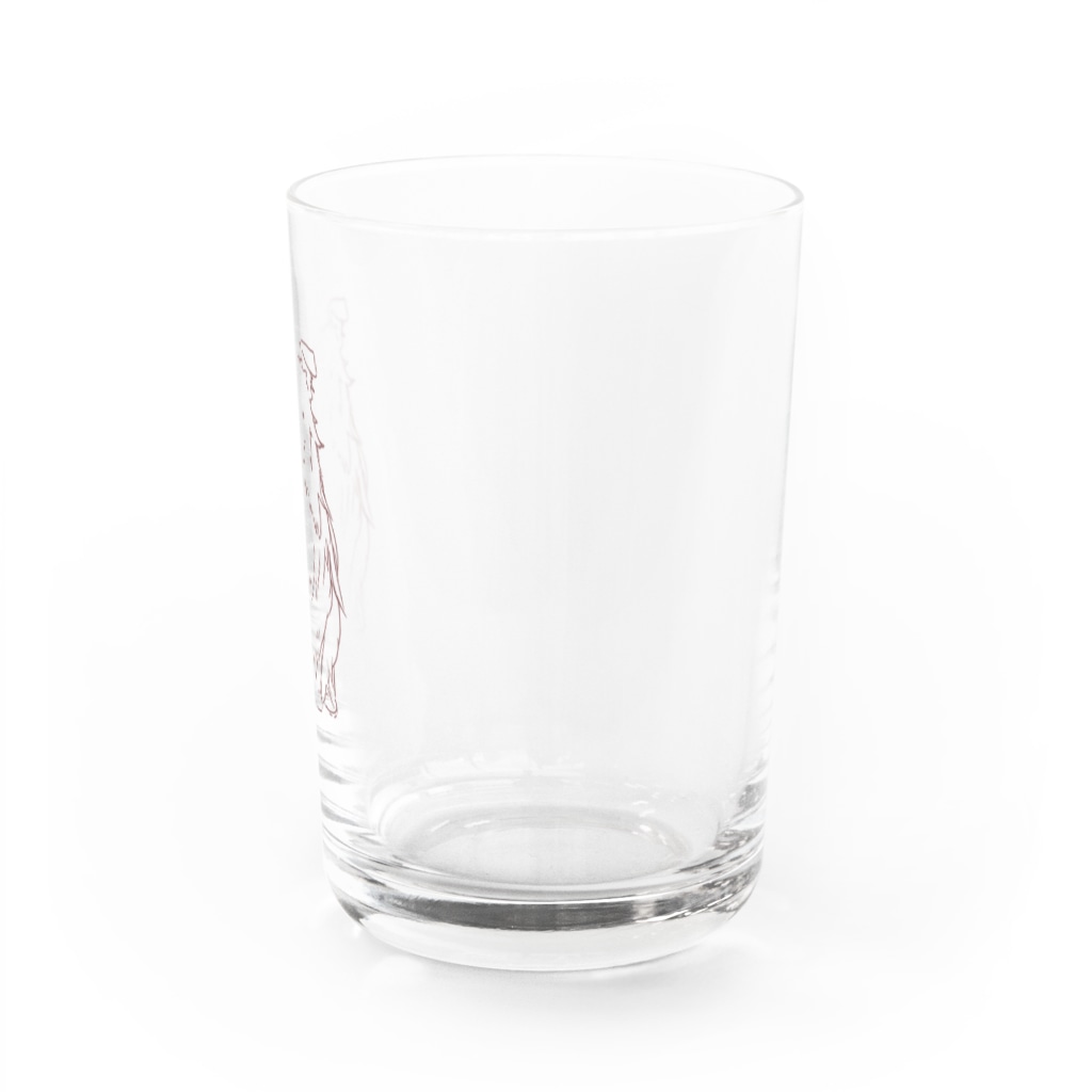 pet goodsのおすわりシェルティ Water Glass :right