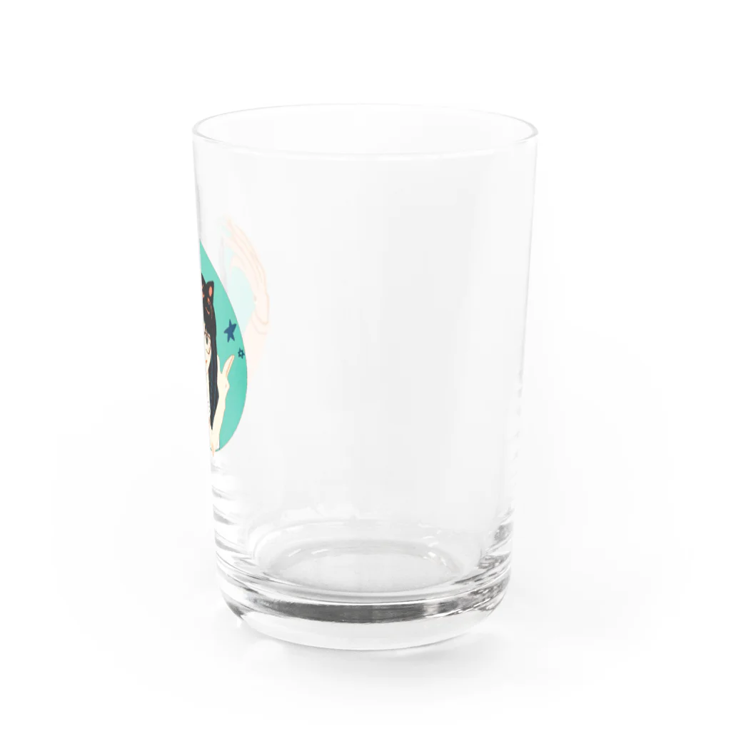 いか / ikaのikaネコグラス Water Glass :right