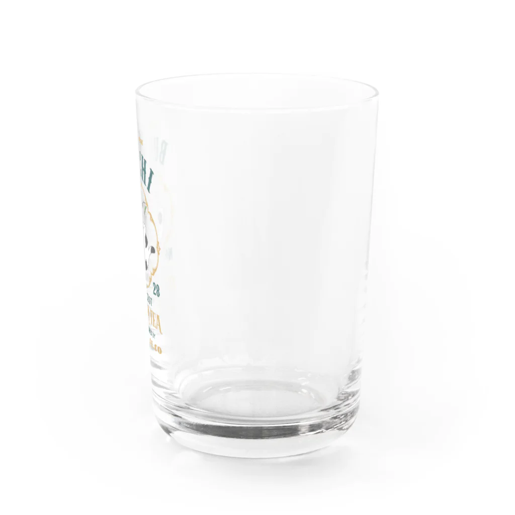 猫社謹製の猫じゃらし茶・ぶち Water Glass :right