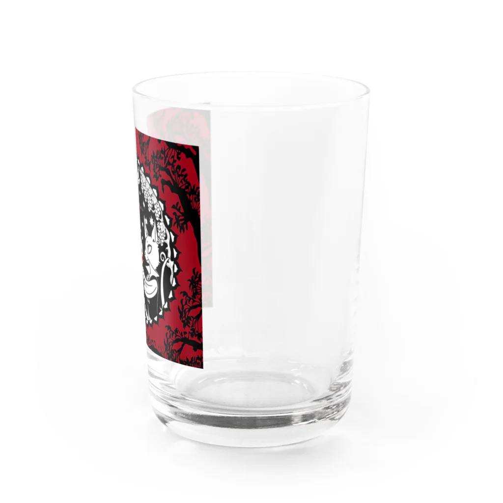 紅蓮燭堂の紅蓮燭堂３周年グッズ Water Glass :right