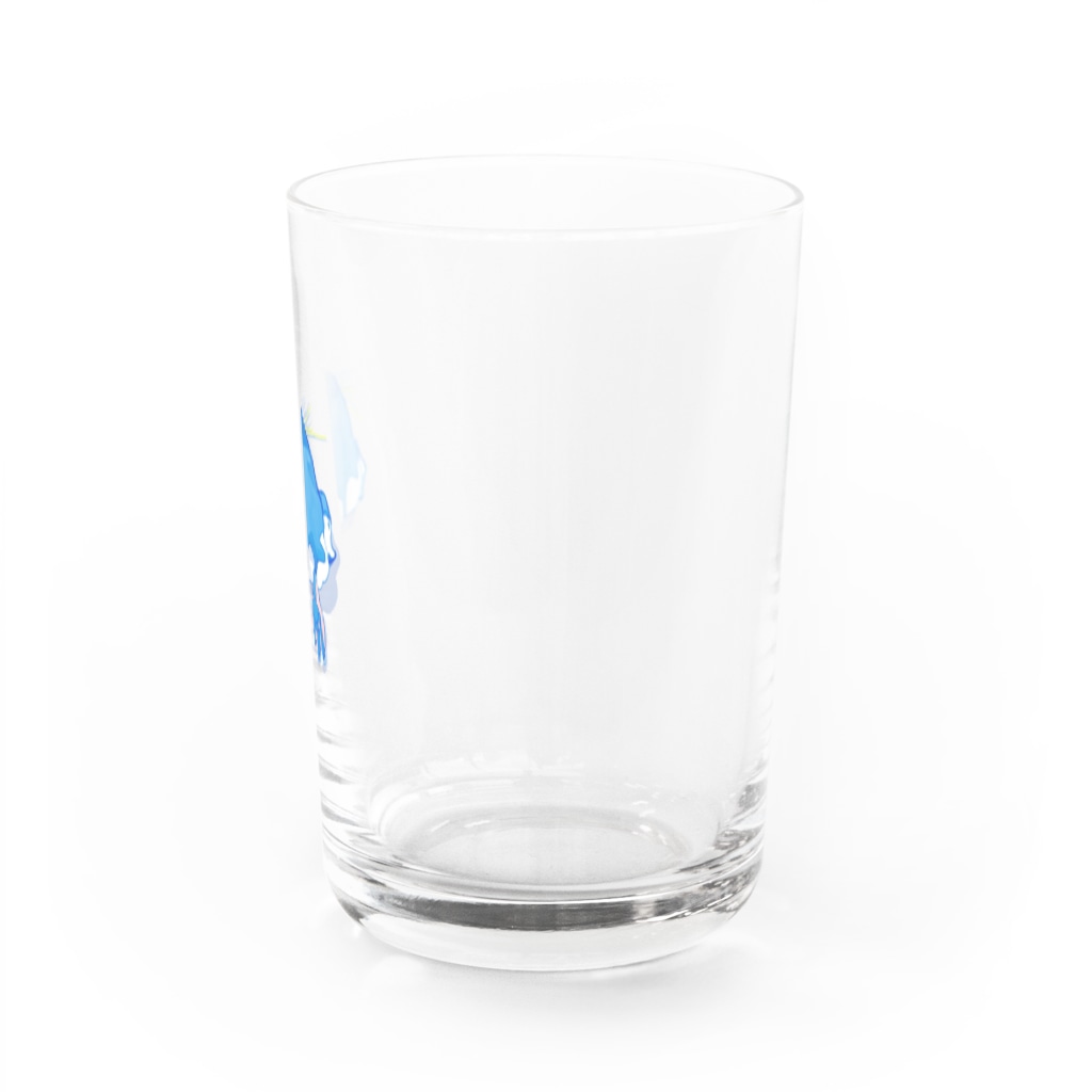 peppe3gouのイワトビペンギンのおしり Water Glass :right