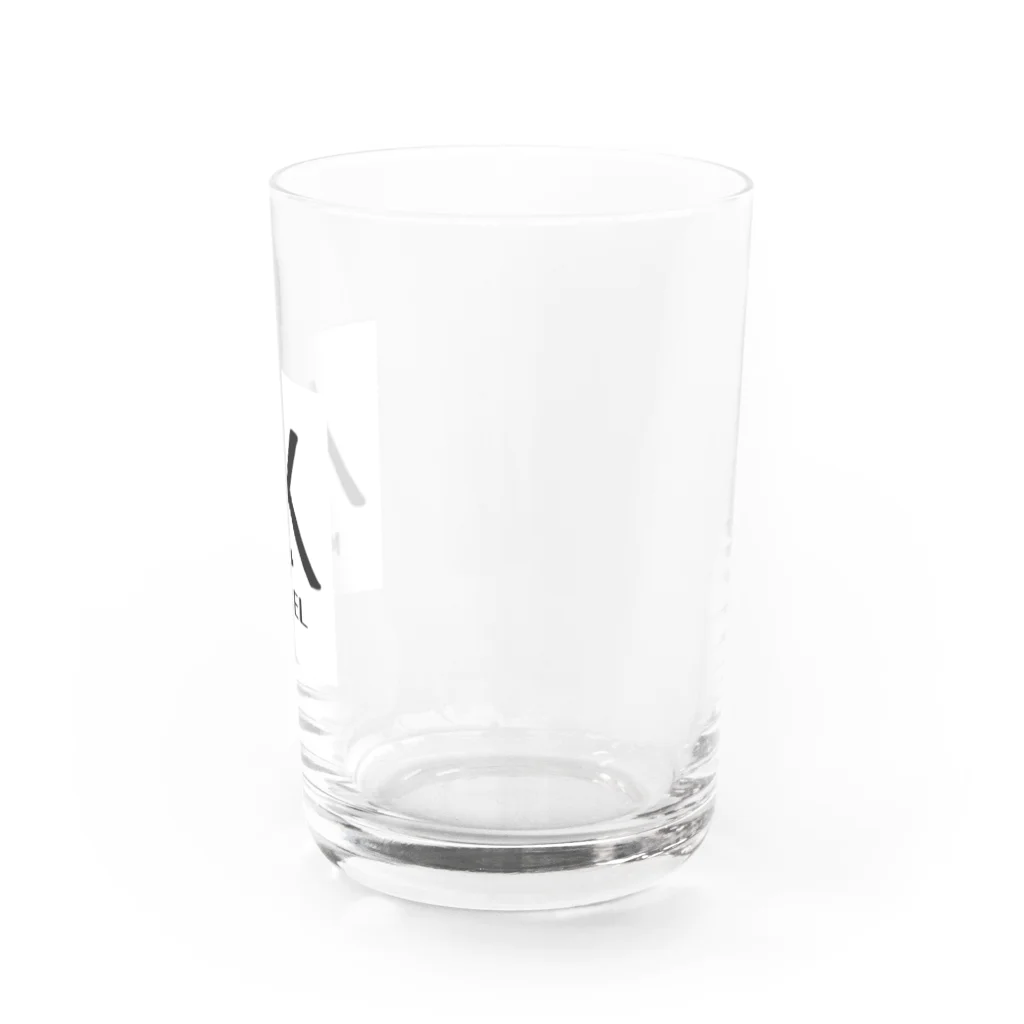 MedelBox™️ のメデル　ロゴマーク Water Glass :right