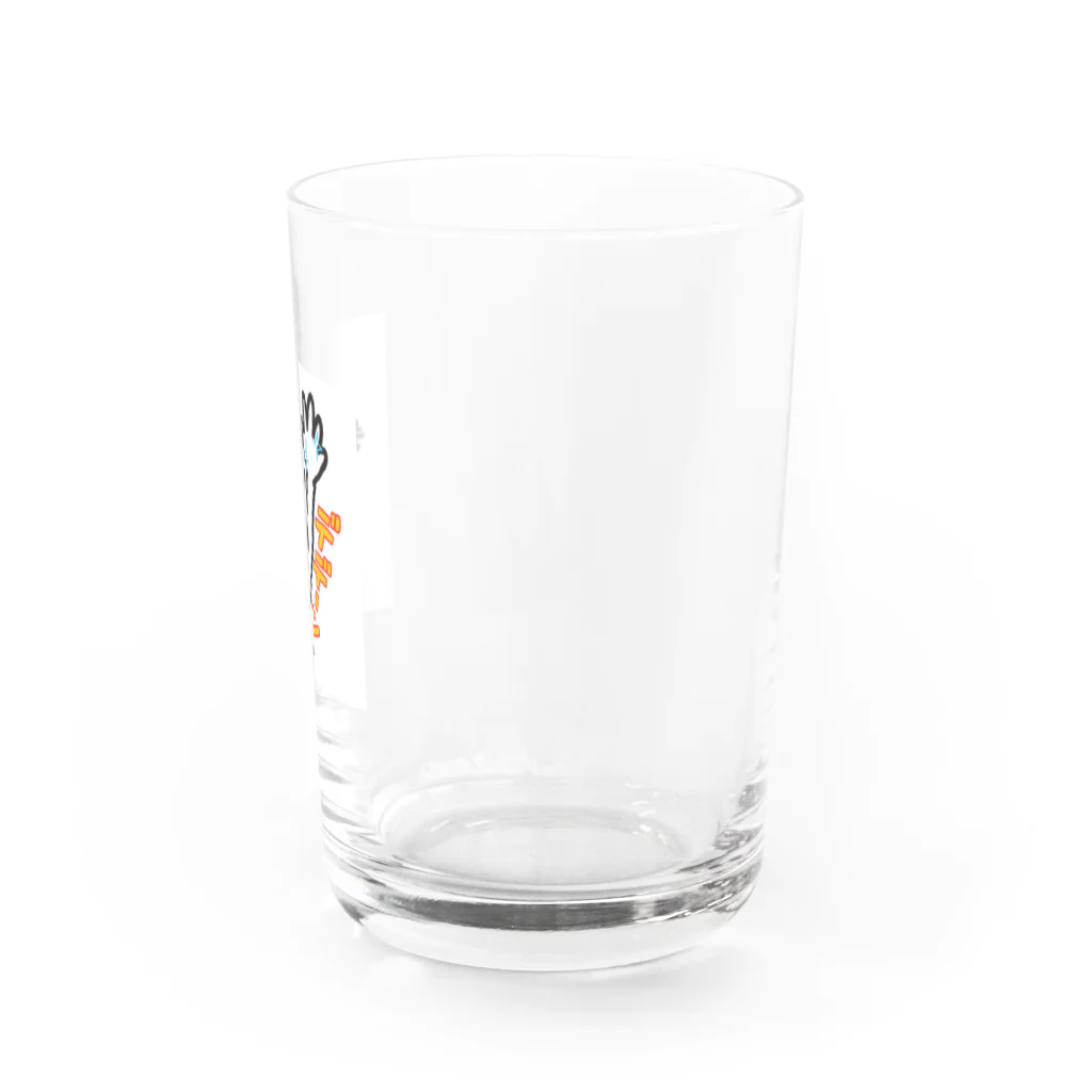 コロナらない商店のまるにんげん Water Glass :right