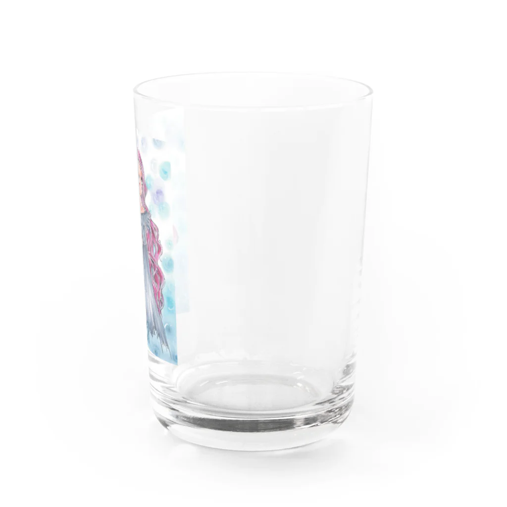 虹色孔雀の魔女。のリボンなしルージュちゃん。 Water Glass :right