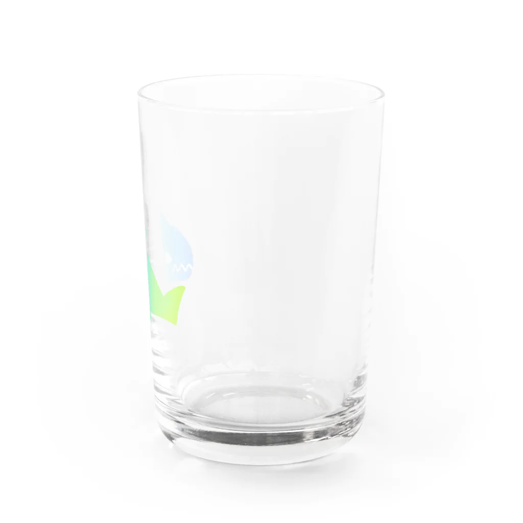 白井かえるのグラデーションサメ Water Glass :right