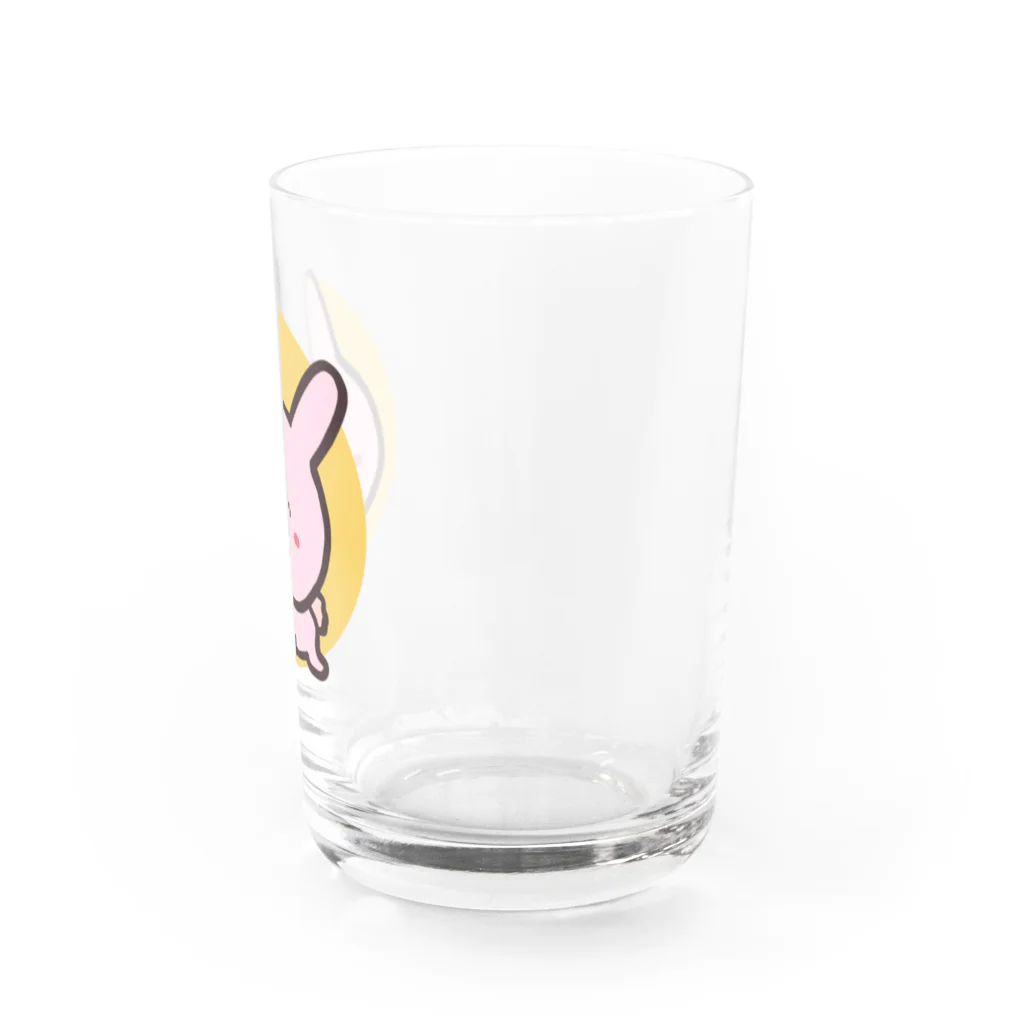 mozu-Illustrationのらピーちゃん Water Glass :right