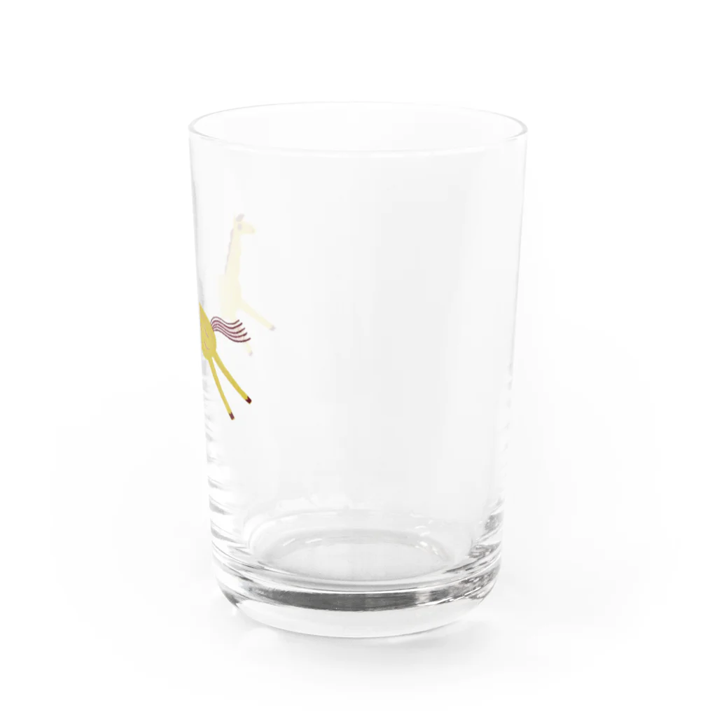 ますたにあやこのおうま Water Glass :right