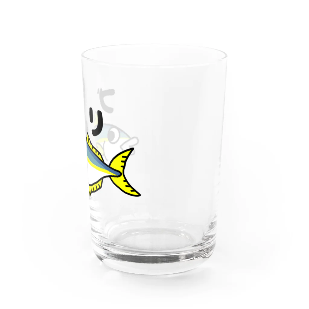 ねこねこうおのブリさん Water Glass :right