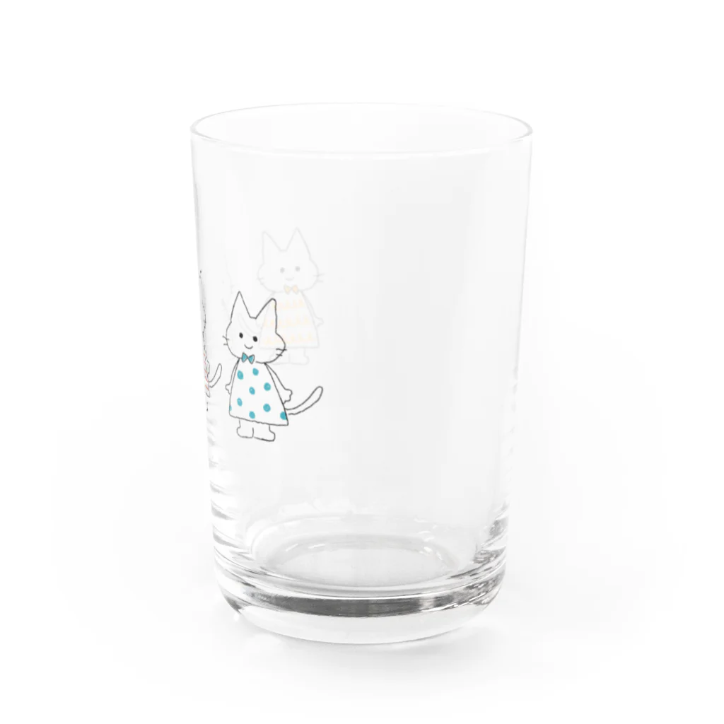 geko_sukeのワンピースねこちゃん Water Glass :right