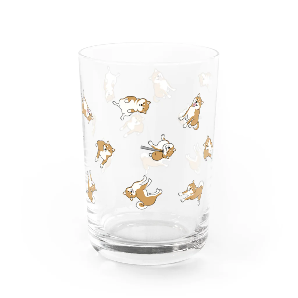 chippokeの柴犬いっぱい Water Glass :right