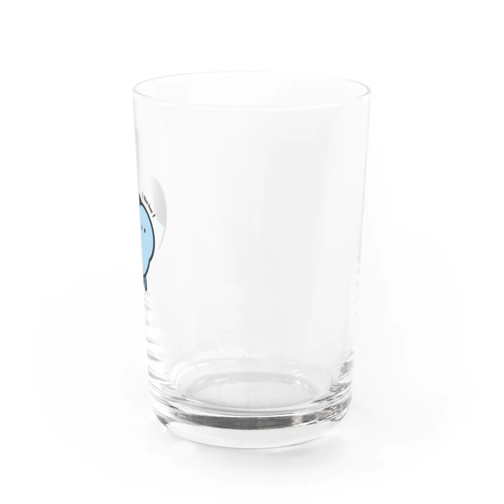 mirawoの青いなにか Water Glass :right