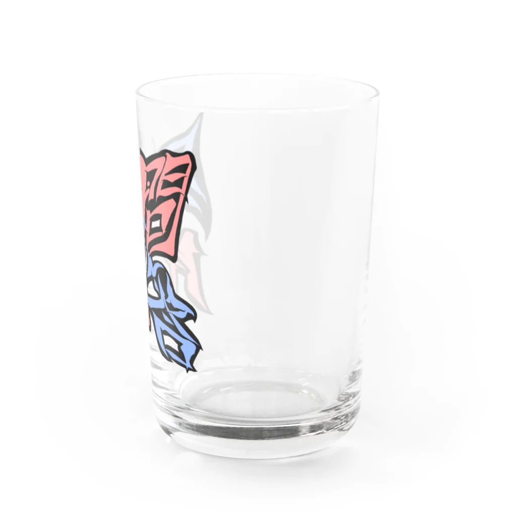 シノアの問答無用。(もんどうむよう) Water Glass :right