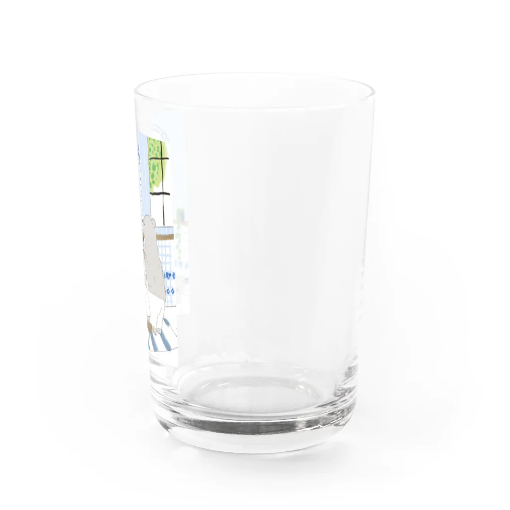 ももろ のあさがきた Water Glass :right