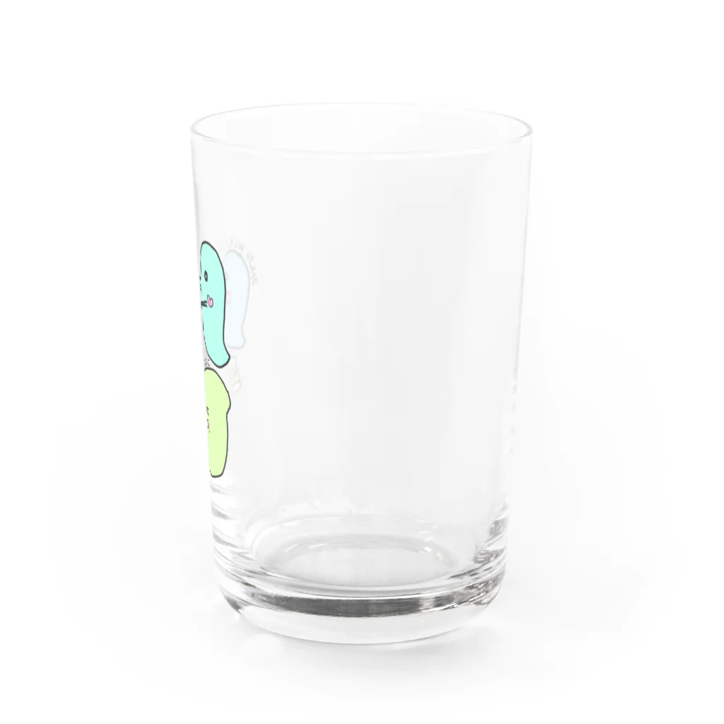 売れるなんて思ってないのみじんこなかよし Water Glass :right