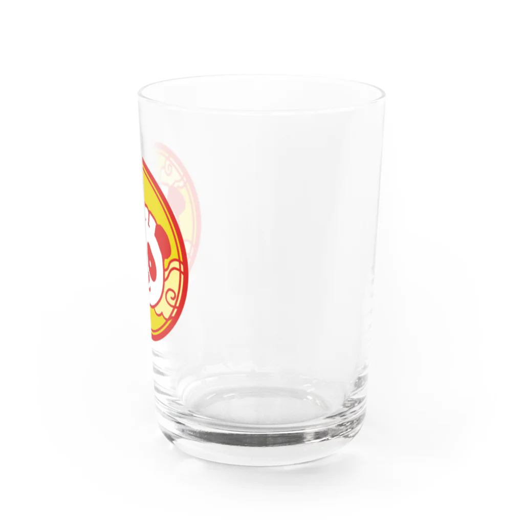 センバエミカの餃子熊猫　円 Water Glass :right