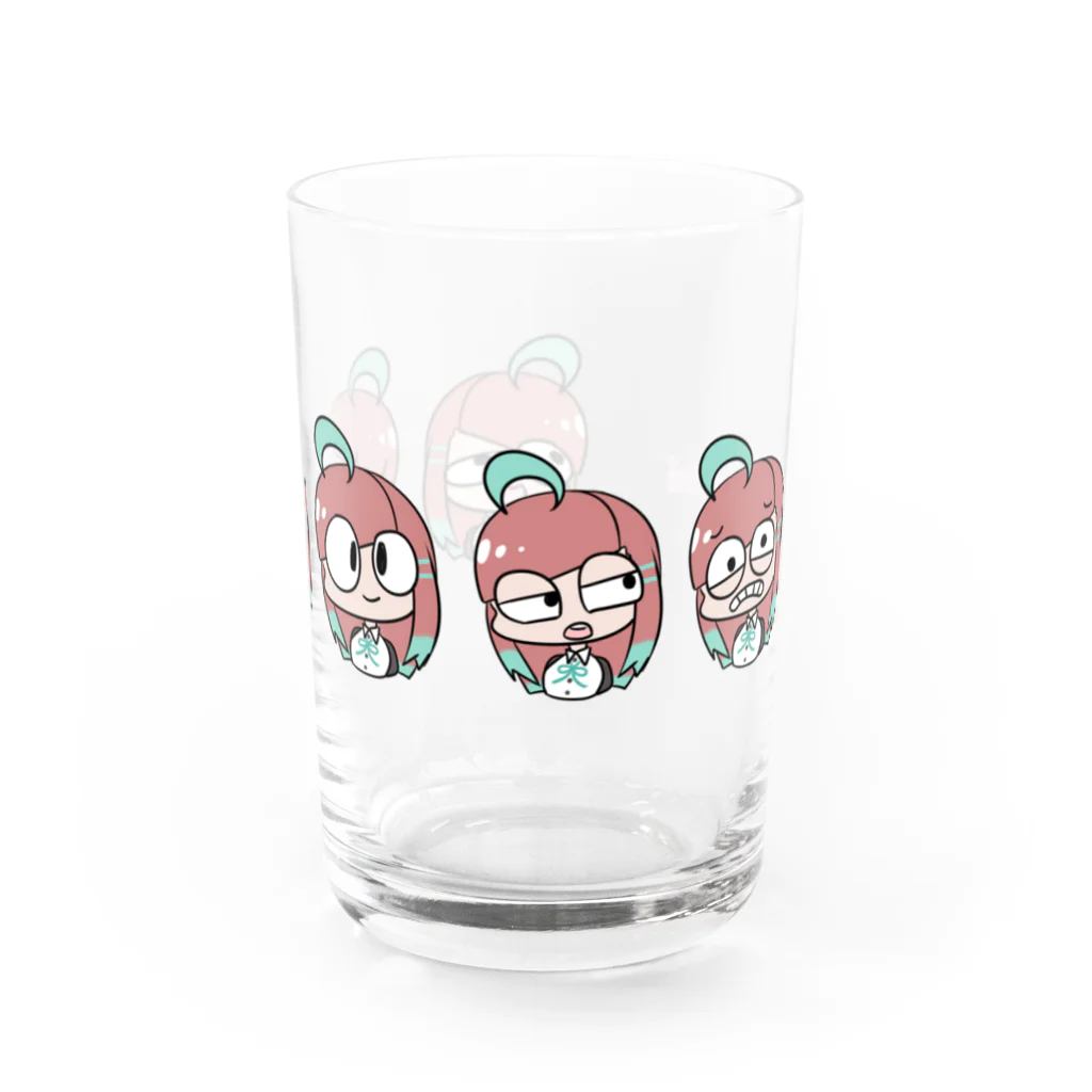 猫飯ちゃみのアメコミ風ちゃみグラス グラス右面