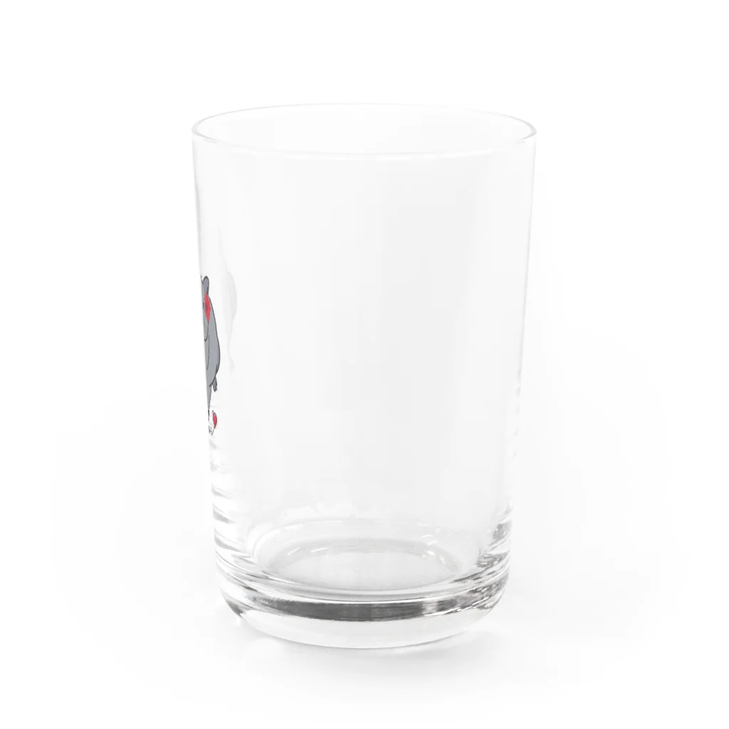 ちくわ屋の見つめるはなちゃんグラス Water Glass :right