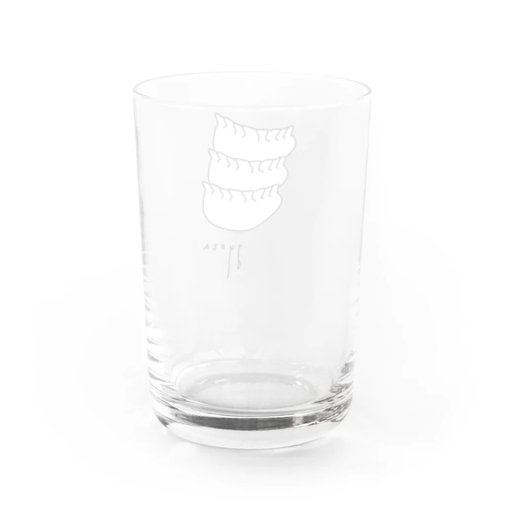 ヒツジとへびの餃子グラス Water Glass :right