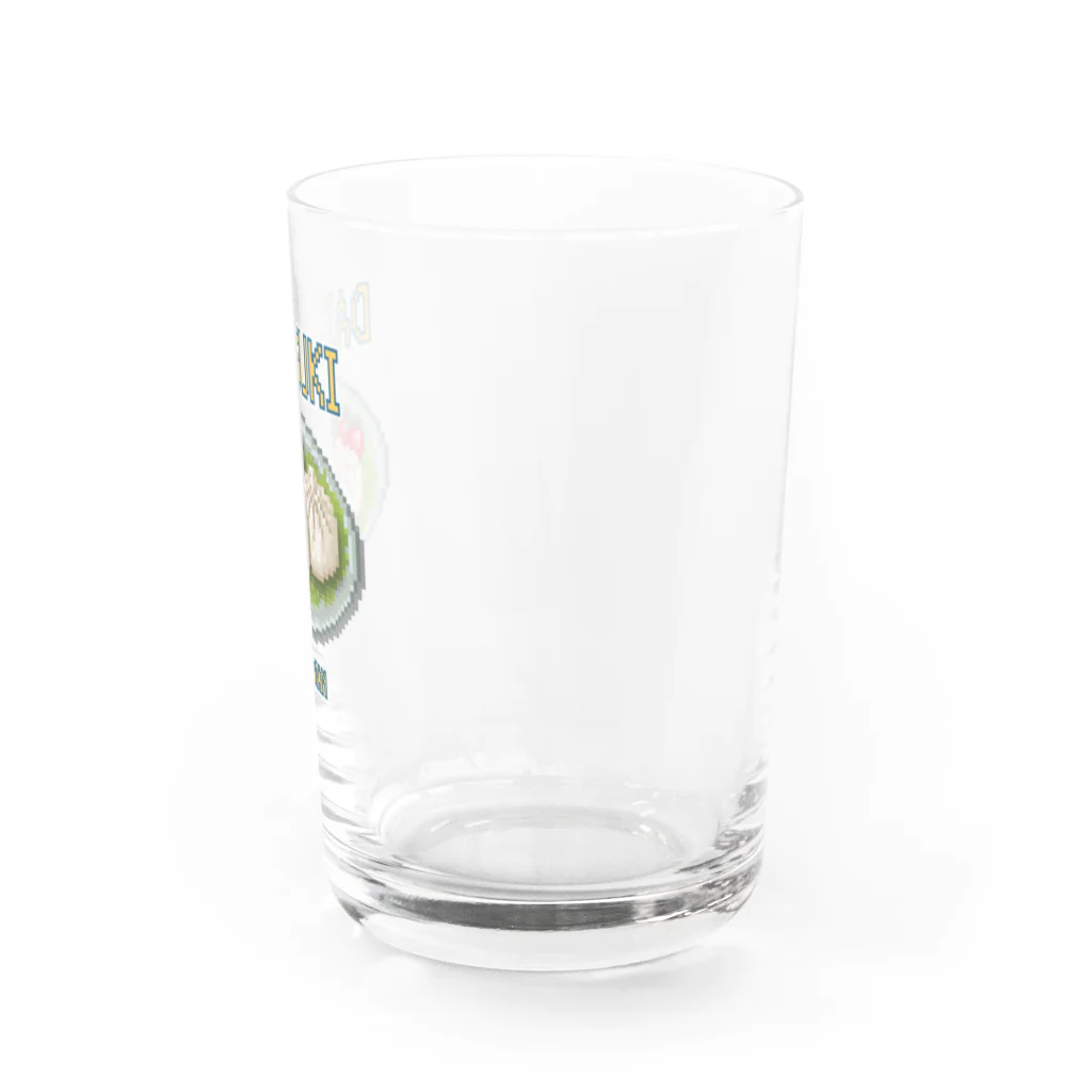 猫と釣り人のチュウカマン(ドット絵) Water Glass :right