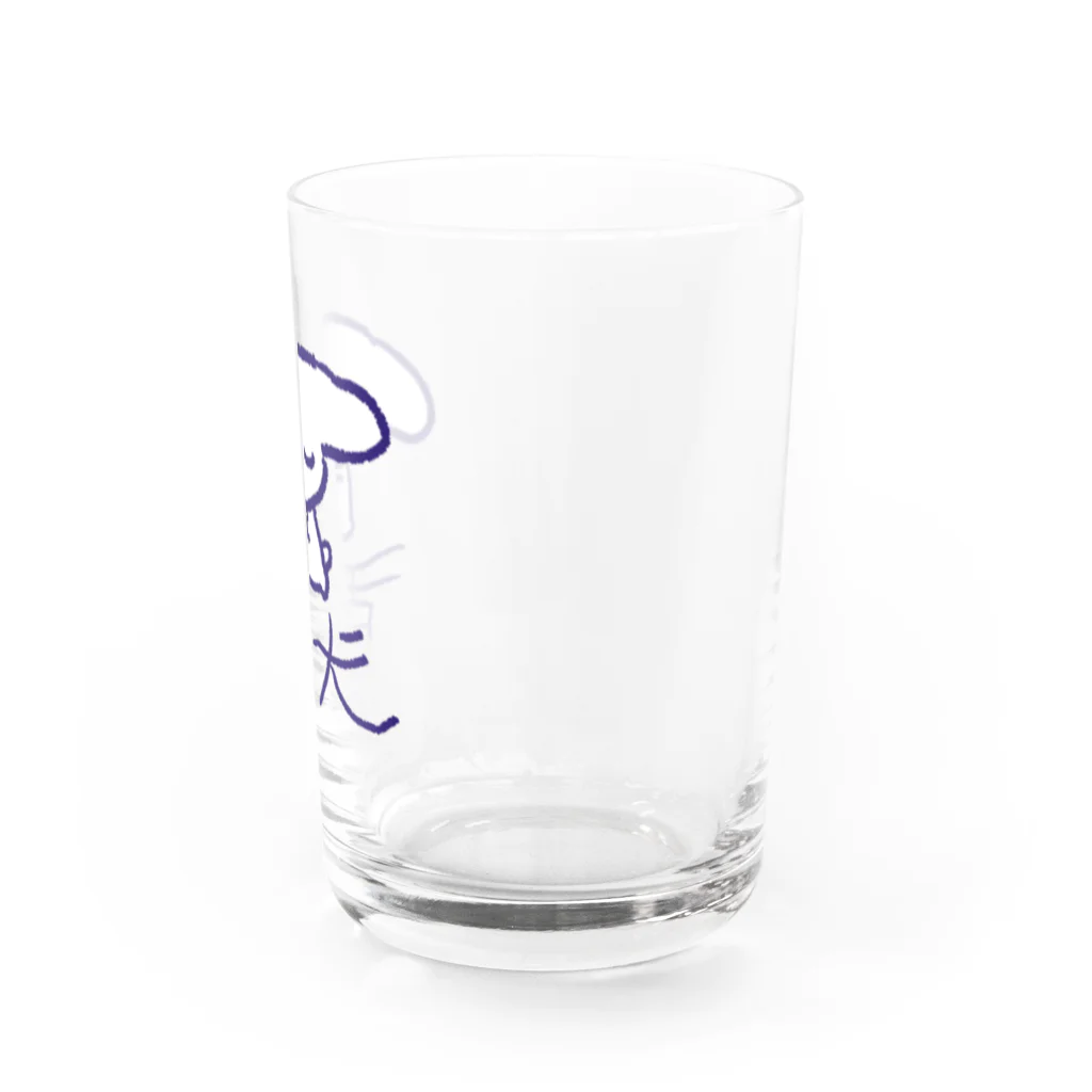 🐶の舌犬 Water Glass :right