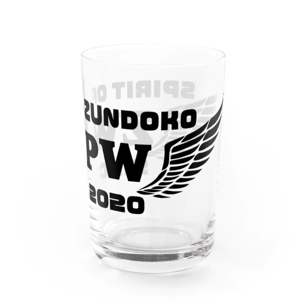 菊タローオフィシャルグッズ販売所のズンドコ女子プロレス Water Glass :right