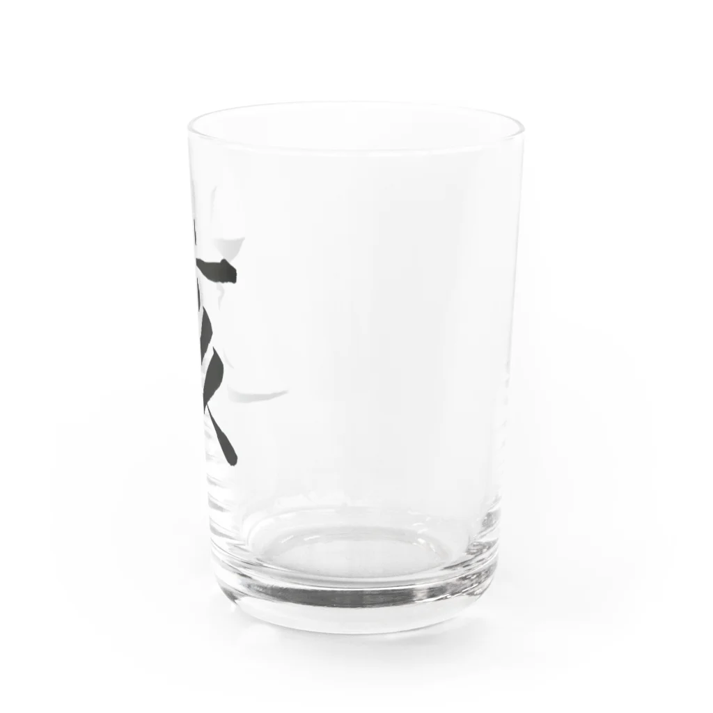 【書家】祇舟〜gishu〜の筆文字の【筆文字】亥〜祇舟 gishu〜 Water Glass :right