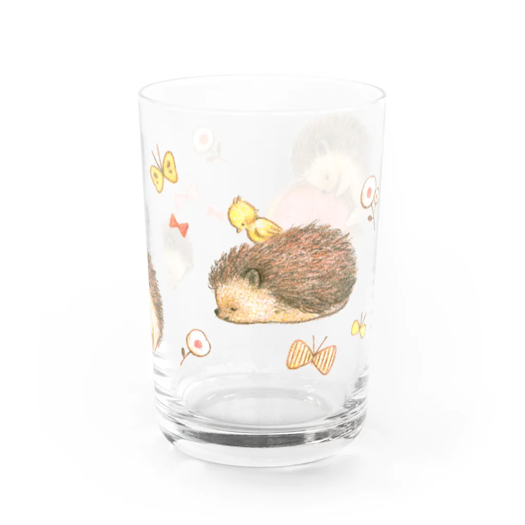 さぎりのハリネズミごろごろ Water Glass :right