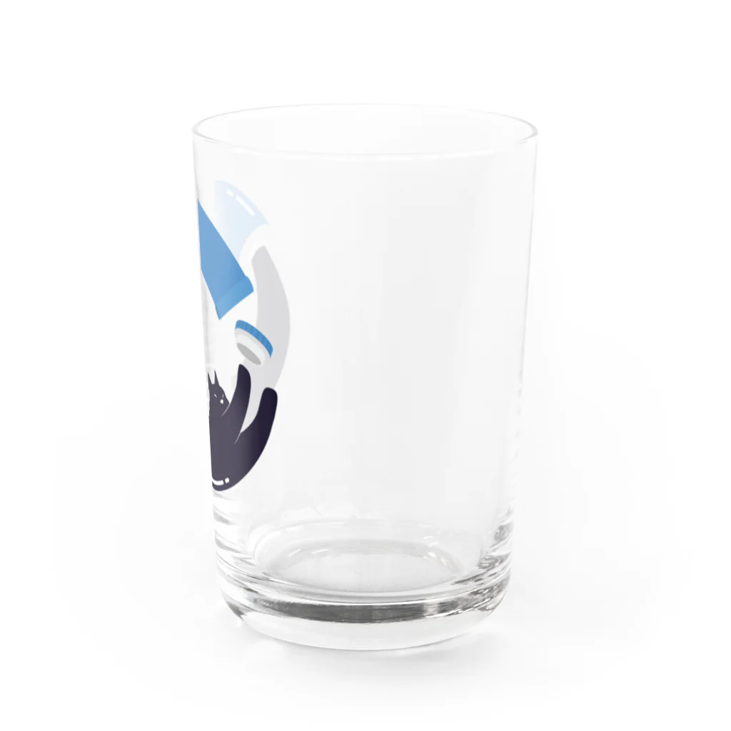 NOBODY754のCat from tube Water Glass :right