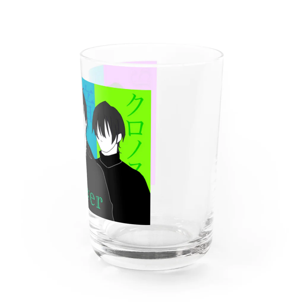 Clover_overのCloverのゲーム実況のマグカップ Water Glass :right