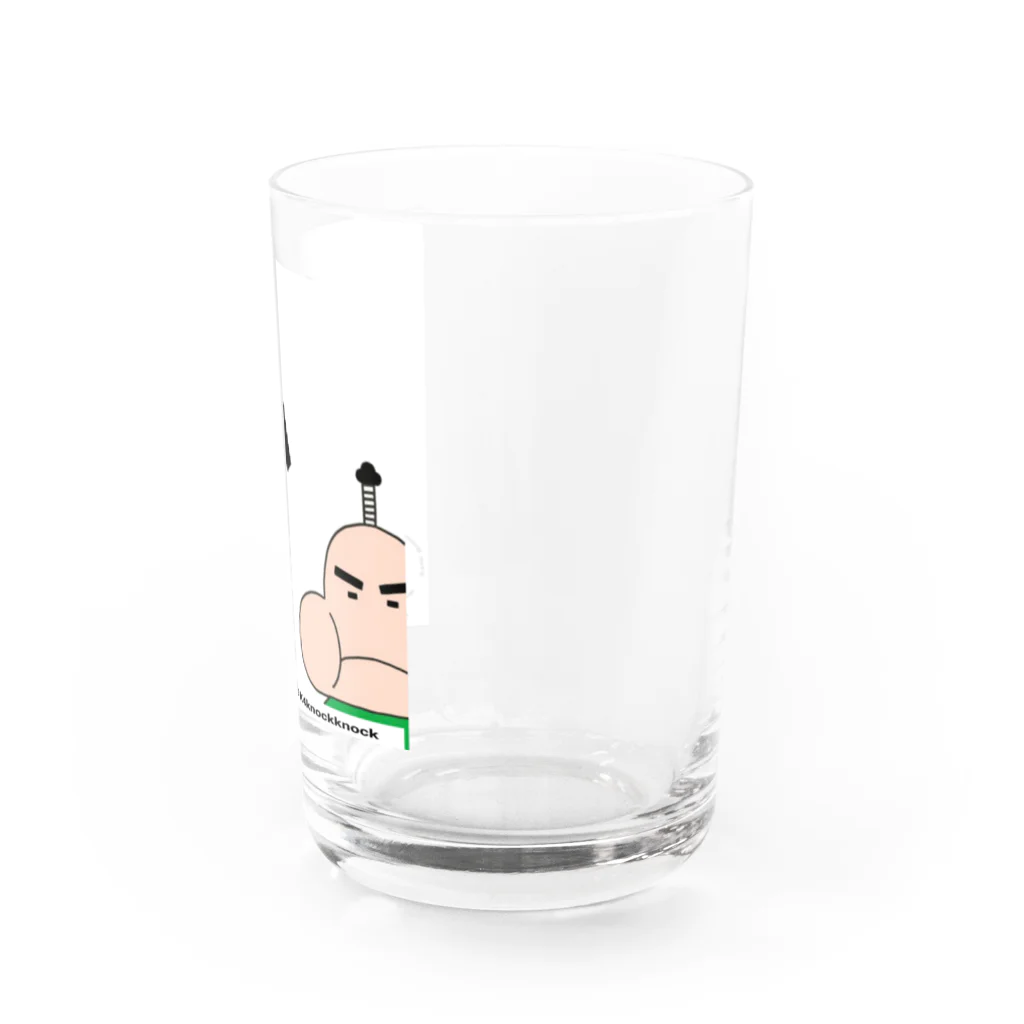 帽子屋のぷくざえもんの「ぷ」 Water Glass :right