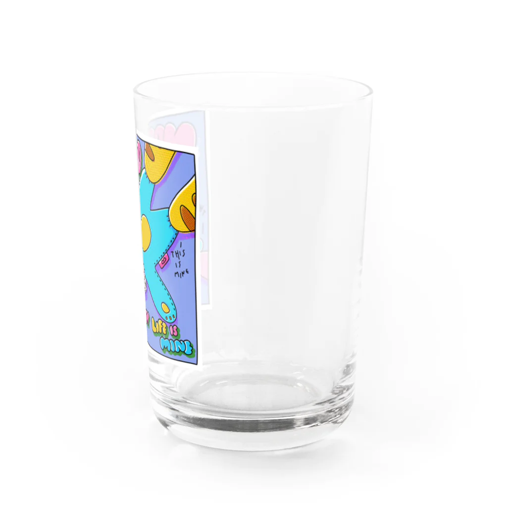 Bingbungのmy life is mine Water Glass :right