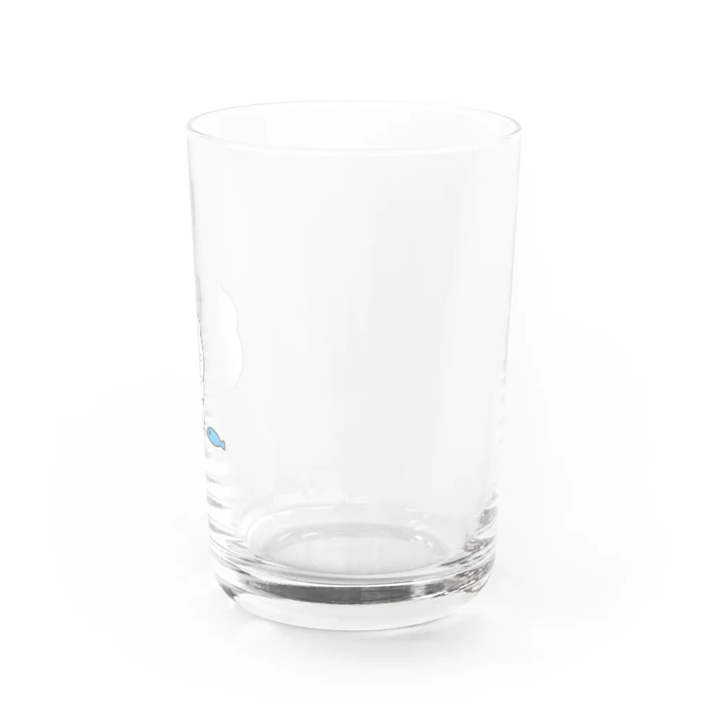 みずまめの見つめるおねこ - SAKANA - Water Glass :right