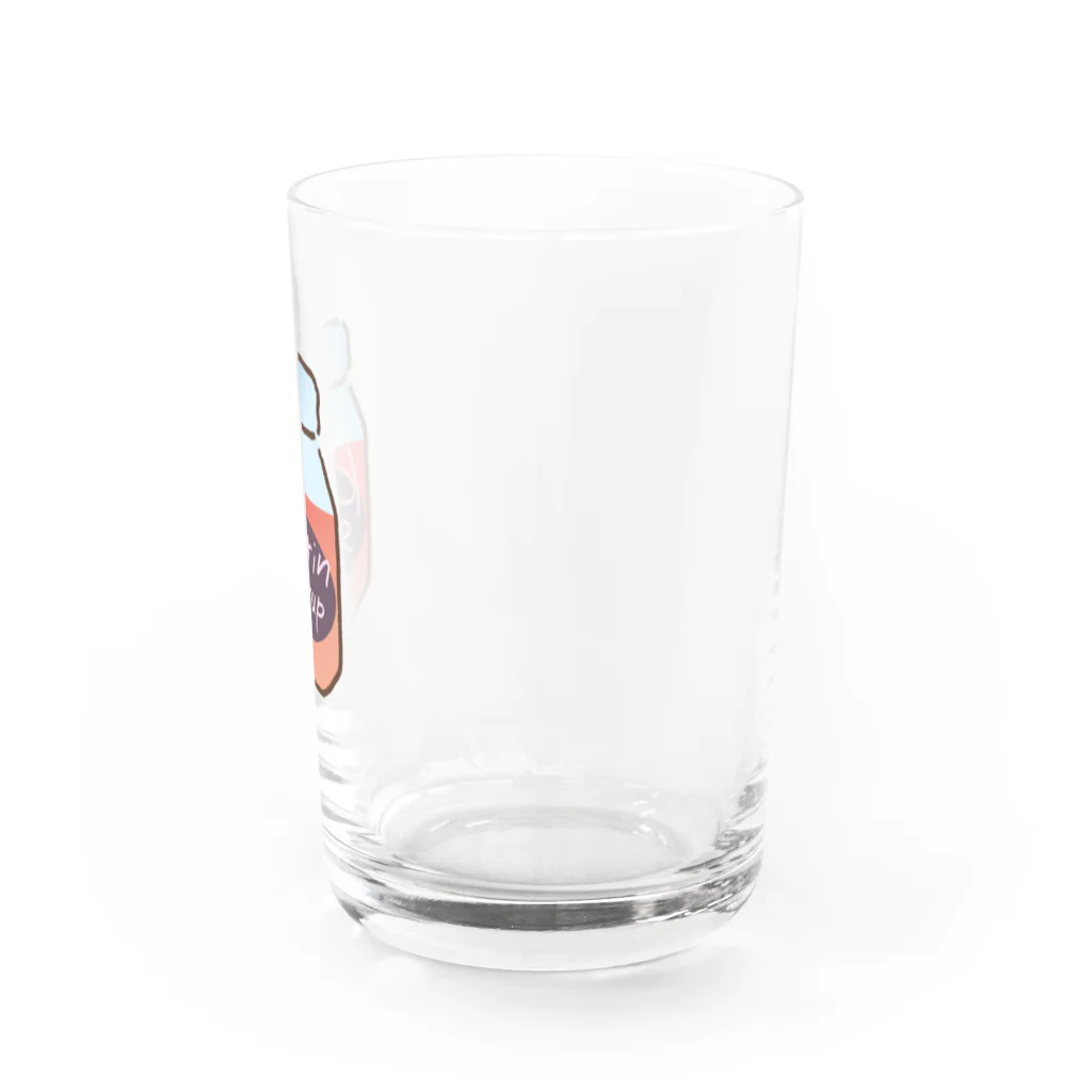 Karinsyrupの花梨シロップbottle(茜色) Water Glass :right
