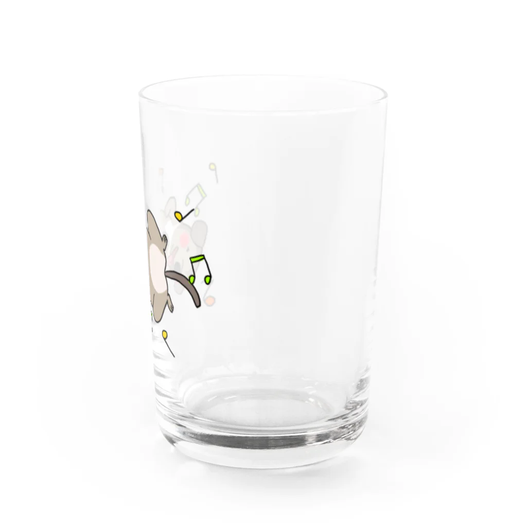 保護犬達の楽園オリジナルグッズのかまってリンちゃん Water Glass :right