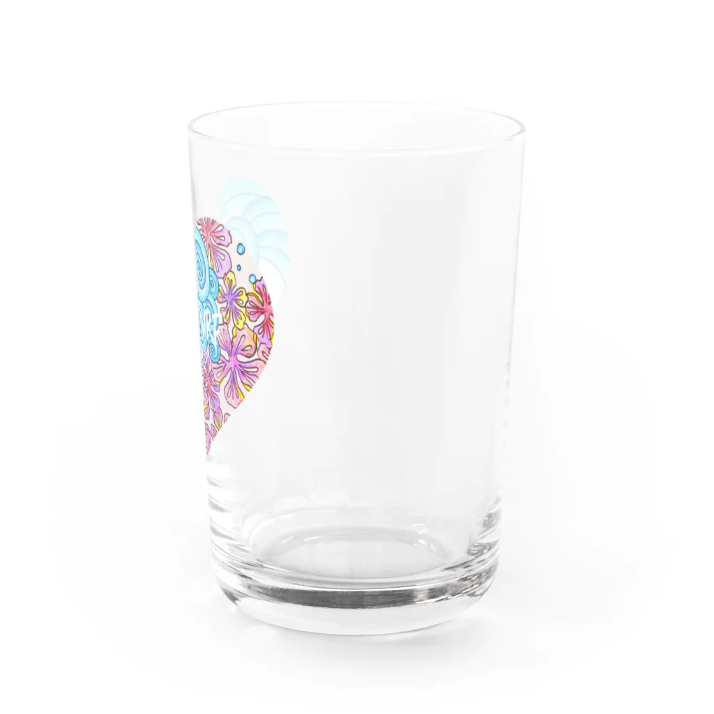 cher_seacocoのlove surf wave flowers🌺 Water Glass :right