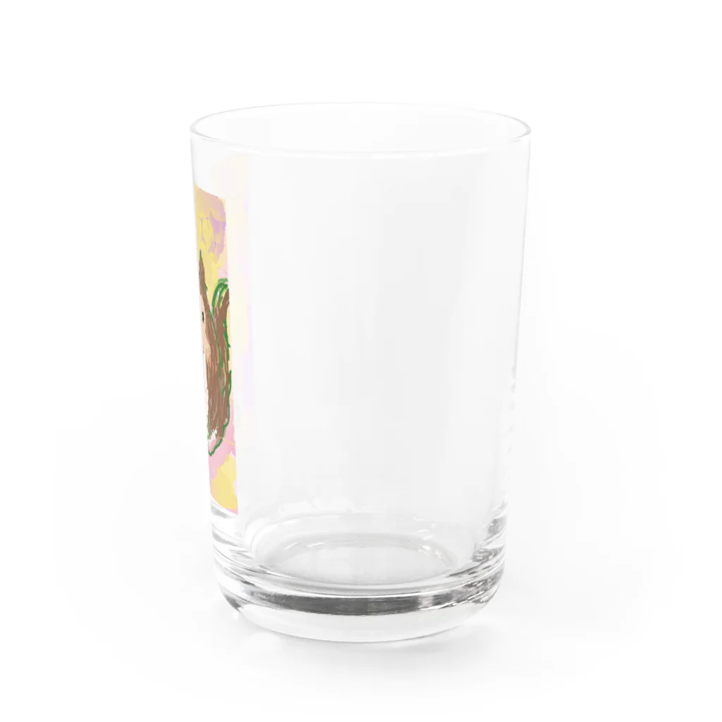 きょこちSHOPのシェルティ  ノイちゃん Water Glass :right